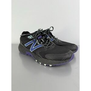 New Balance 410 V7 Black Purple Athletic Shoes Womens 9.5 WT410BD7 Trail Running